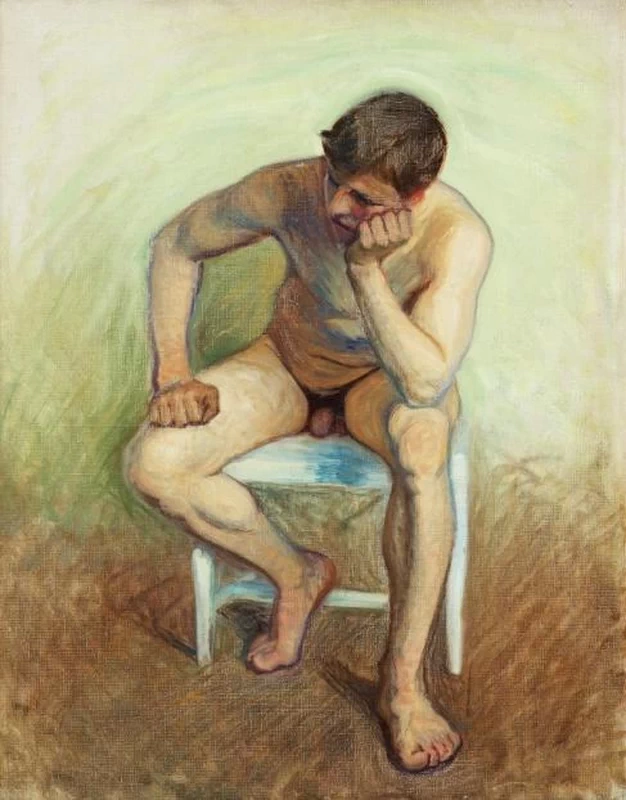 Eugène Jansson - Nudo seduto 1